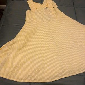 Girls Seer-Sucker Sun Dress Size 5